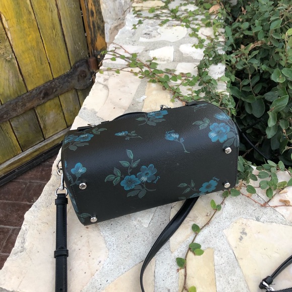 NWT Coach Floral Rowan Victorian Satchel&wristlet - Picture 5 of 7